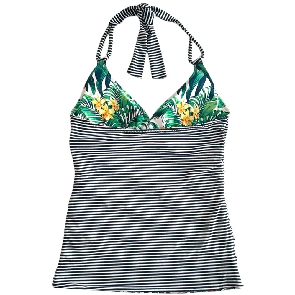 Tommy Bahama Majorelle Reversible Tankini Top